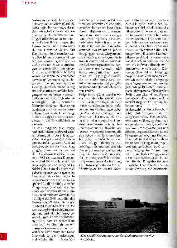 Vorschauseite 3: Chronik der Schwesternhochschule der Diakonie/Berlin Teil 4