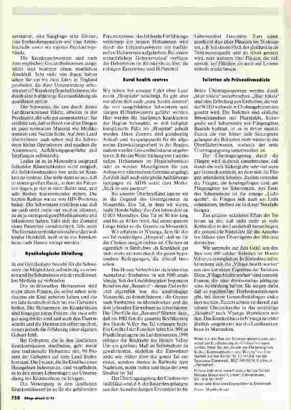 Vorschauseite 2: Gesundheitsversorgung in Zimbabwe