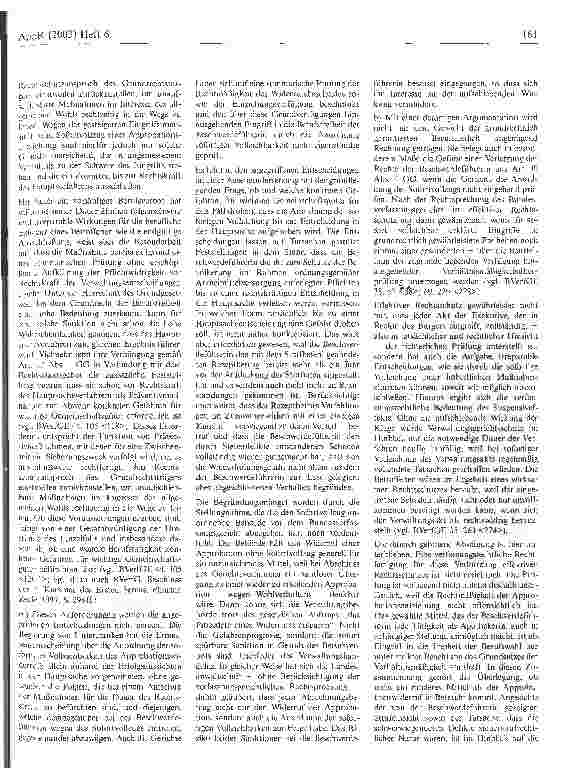 Vorschauseite 3: Verfassungsrechtliche Voraussetzungen für die Anordnung der sofortigen Vollziehbarkeit des Widerrrufs der Approbation BVerfG, Beschluss vom 24. Oktober 2003