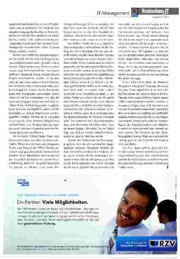 Vorschauseite 2: Voraussetzungen einer erfolgreichen Altdatenmigration