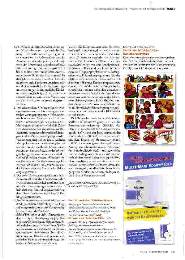 Vorschauseite 5: Zahngesundheit und frühkindliche Karies (Teil 2): Prävention in der Praxis