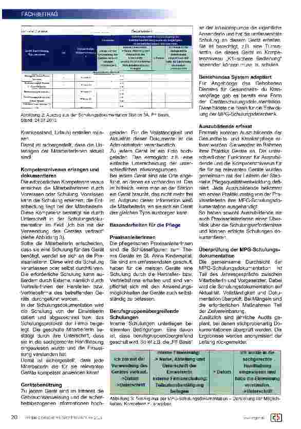 Vorschauseite 3: Patientinnensicherheit durch Gerätekompetenz