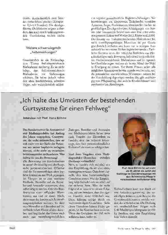 Vorschauseite 3: Fixierung Bauchgurte und ihre Risiken