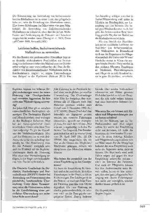 Vorschauseite 4: Fixierung Bauchgurte und ihre Risiken