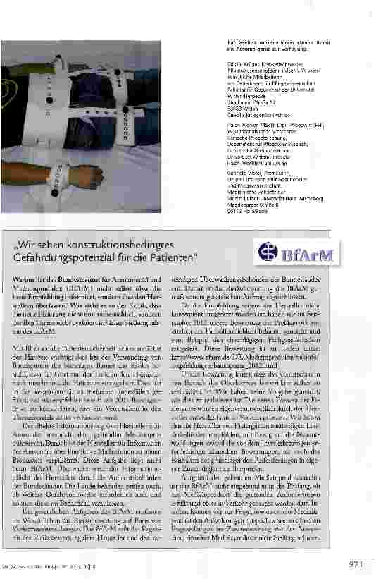 Vorschauseite 6: Fixierung Bauchgurte und ihre Risiken
