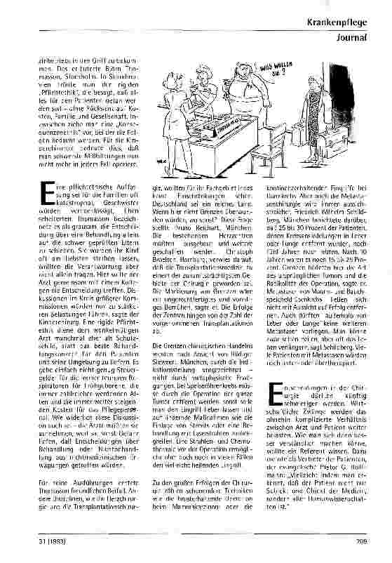 Vorschauseite 2: Wo die Chirurgie an ihre Grenzen stößt Medizin, Geld und Ethik (Tagungsbericht)