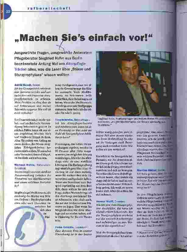 Vorschauseite 1: Machen Sie`s einfach vor!