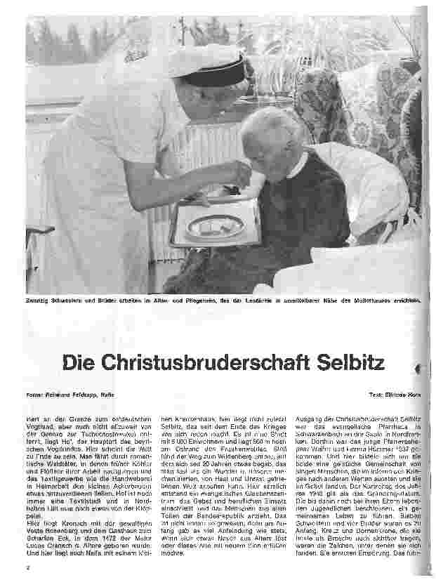 Vorschauseite 1: Die Christusbruderschaft Selbitz