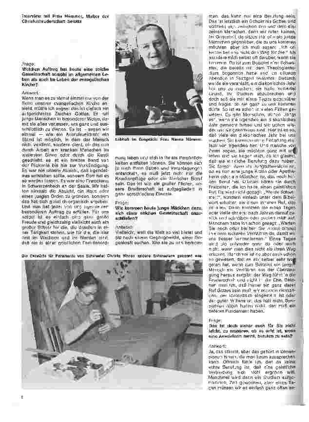 Vorschauseite 5: Die Christusbruderschaft Selbitz