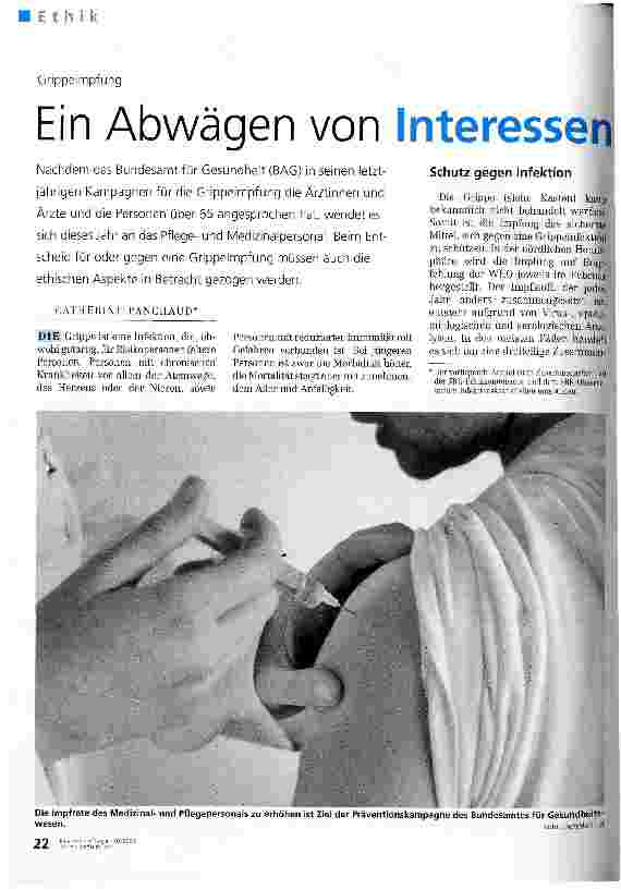 Vorschauseite 1: Ein Abwägen von Interessen