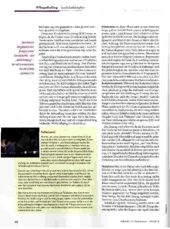 Vorschauseite 3: Entgiftung: Der lange Weg aus der Abhängigkeit