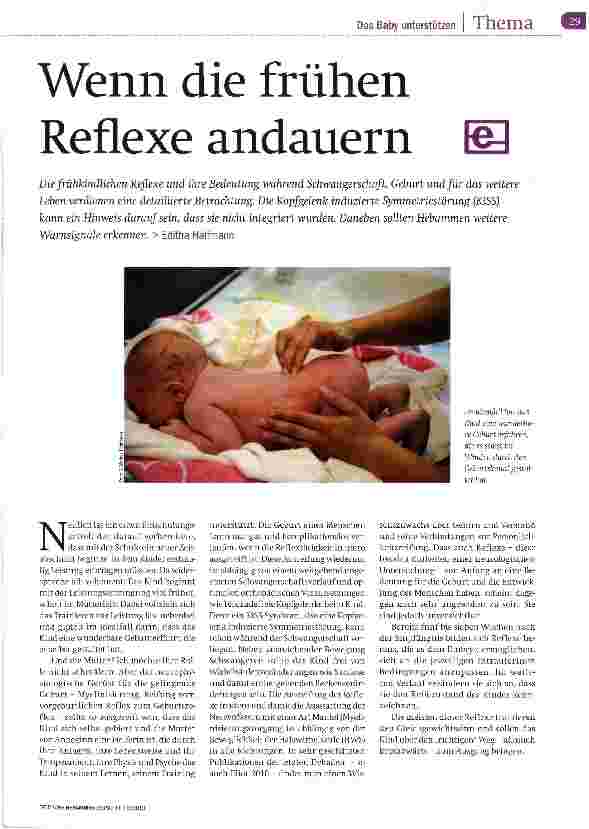 Vorschauseite 1: Wenn die frühen Reflexe andauern