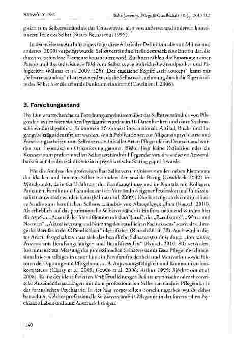 Vorschauseite 3: Professionelles Selbstverständnis von Pflegenden in der forensischen Psychiatrie