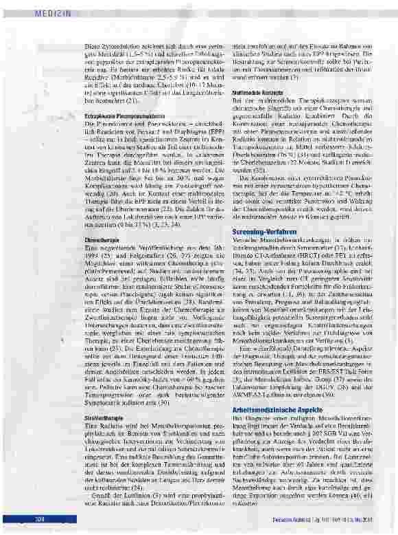 Vorschauseite 6: Malignes Pleuramesotheliom