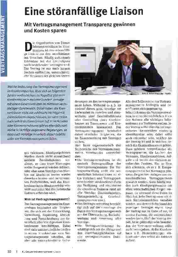 Vorschauseite 1: Eine störanfällige Liaison