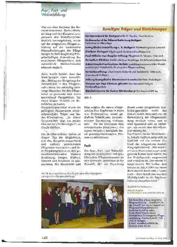Vorschauseite 5: Integrative Pflegeausbildung