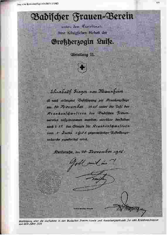 Vorschauseite 2: 200 Jahre Krankenpflegeschule Mannheim