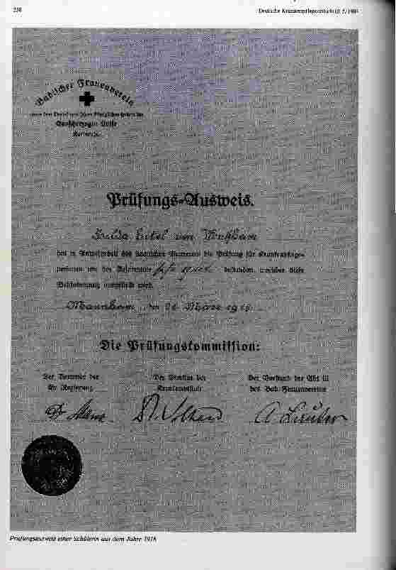 Vorschauseite 3: 200 Jahre Krankenpflegeschule Mannheim