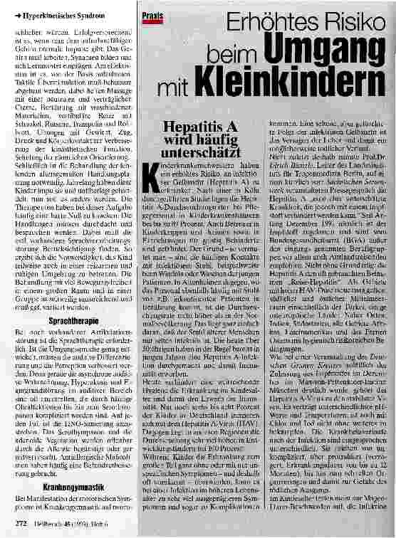 Vorschauseite 3: Therapeutische Möglichkeiten beim hyperkinetischen Syndrom