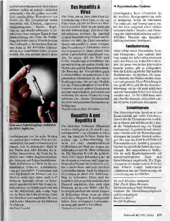 Vorschauseite 4: Therapeutische Möglichkeiten beim hyperkinetischen Syndrom