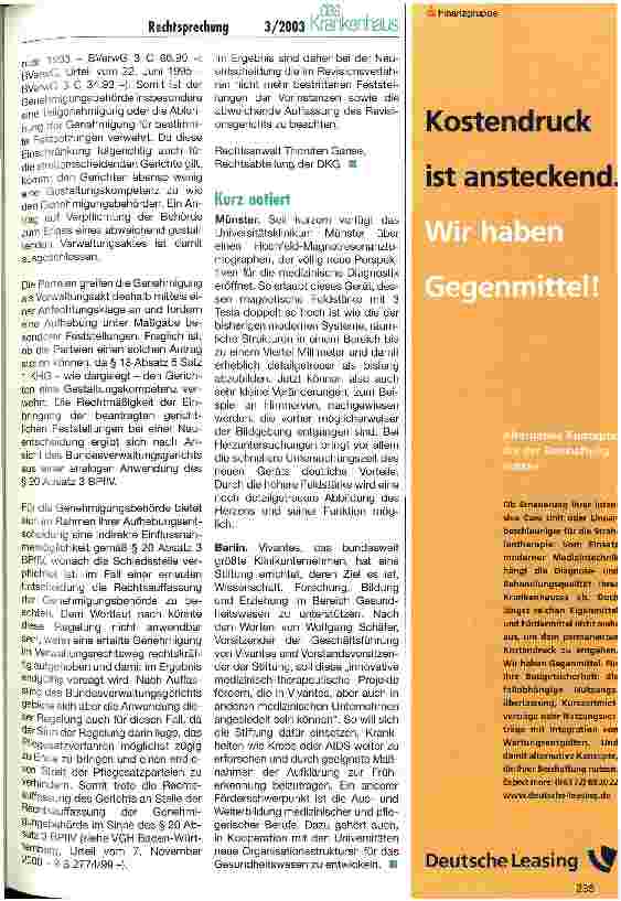 Vorschauseite 4: Stabilisierungsgesetz 1996