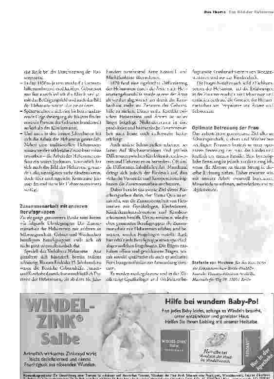 Vorschauseite 2: Das Bild der Hebamme