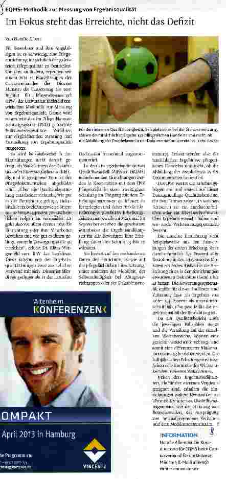 Vorschauseite 1: Im Fokus steht das Erreichte, nicht das Defizit