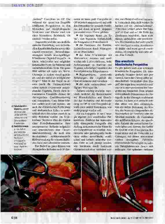 Vorschauseite 2: Fließender Übergang von Medizin und Kunst