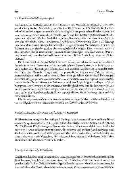 Vorschauseite 4: German Catholic Identity Matrix Profilentwicklung in katholischen Gesundheitsund Sozialeinrichtungen