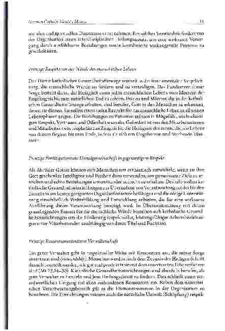Vorschauseite 5: German Catholic Identity Matrix Profilentwicklung in katholischen Gesundheitsund Sozialeinrichtungen