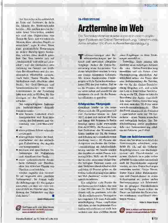 Vorschauseite 2: Größerer Schutz der Studienteilnehmer