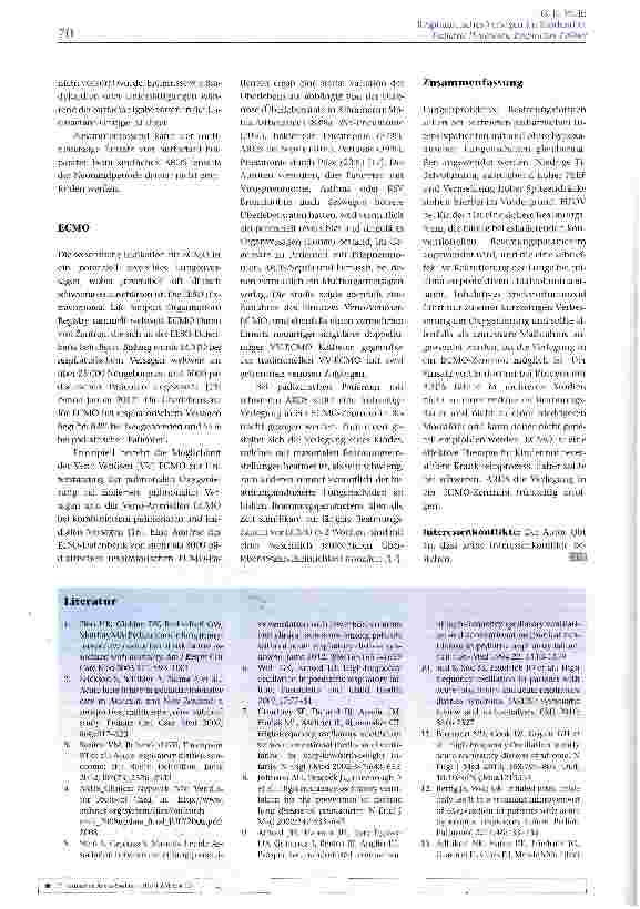 Vorschauseite 4: Respiratorisches Versagen im Kindesalter