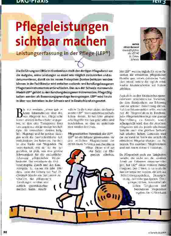Vorschauseite 1: Pflegeleistungen sichtbar machen