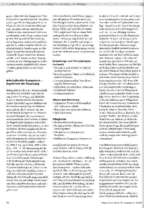 Vorschauseite 2: Interkulturelle Kompetenz - Schlagwort oder handlungsleitende Zielvorstellung in der Altenpflege?