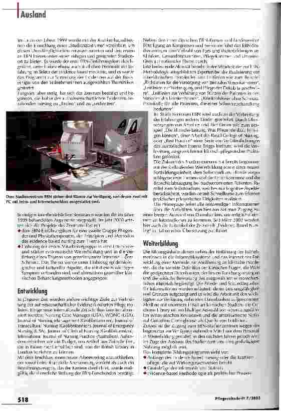 Vorschauseite 2: Forschung zum Wohl des Patienten