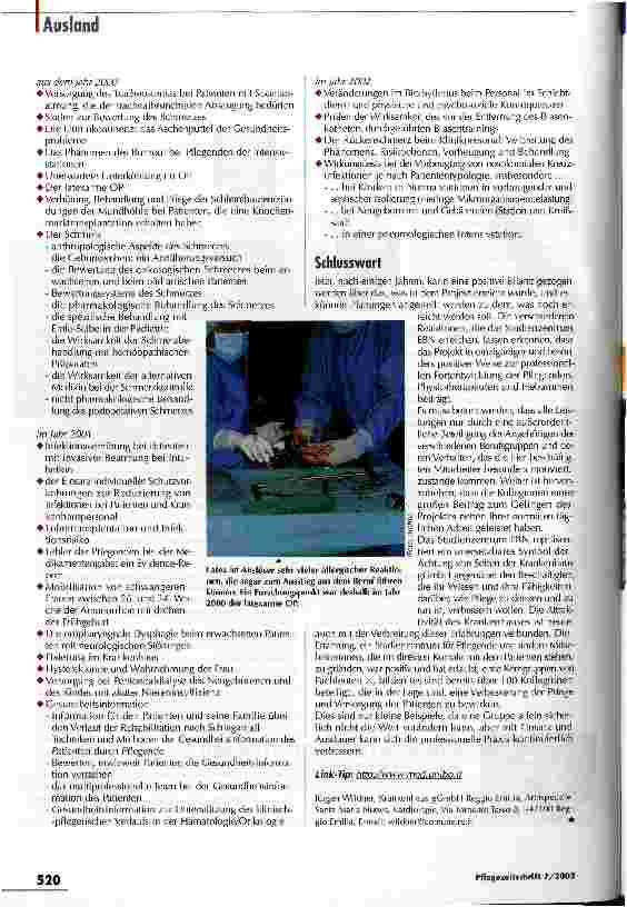 Vorschauseite 4: Forschung zum Wohl des Patienten