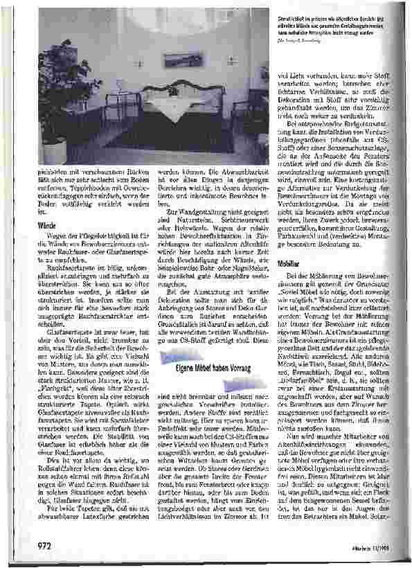 Vorschauseite 3: Gestaltung von Bewohnerzimmern