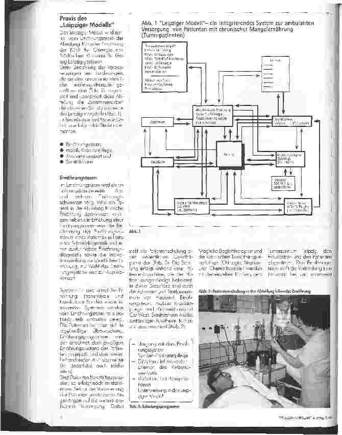Vorschauseite 2: Leipziger Modell - ein System zur Versorgung chronisch mangelernährter Patienten
