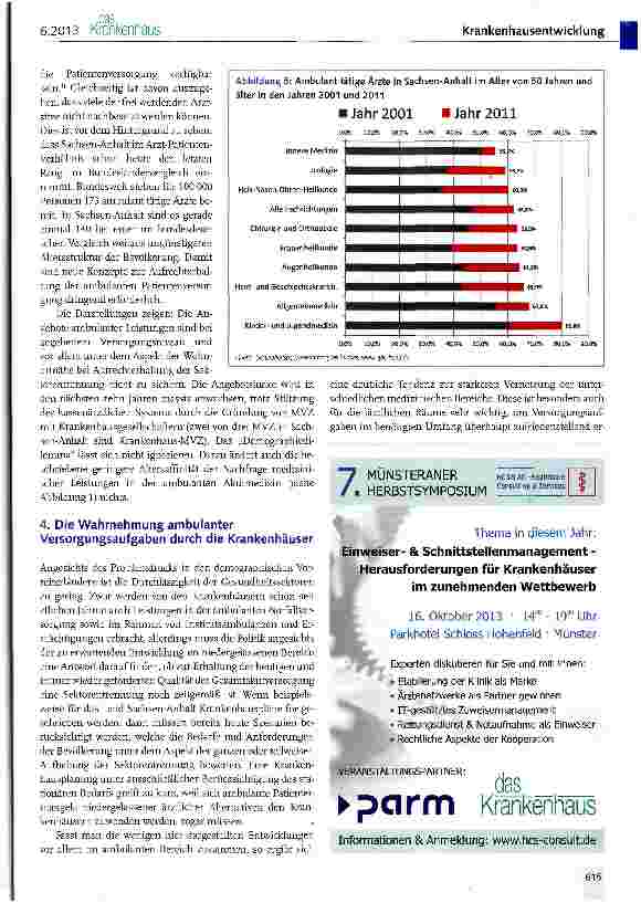 Vorschauseite 4: Krankenhäuser in Sachsen-Anhalt -Analytische Betrachtungen unter dem Aspekt von Sektorentrennung und leistungsorientierter Vergütung
