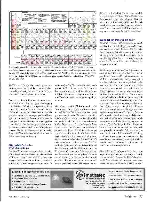 Vorschauseite 2: Die Welt der Salze in der Homöopathie
