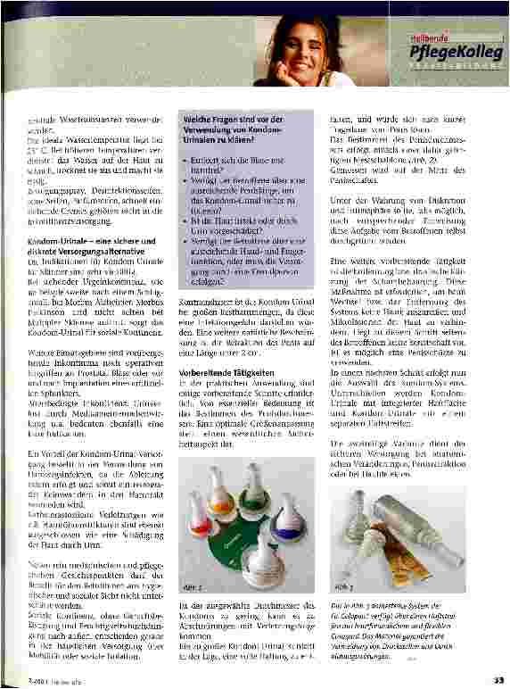 Vorschauseite 2: Hilfsmittel und ihre Anwendung Harninkontinenz Teil 2