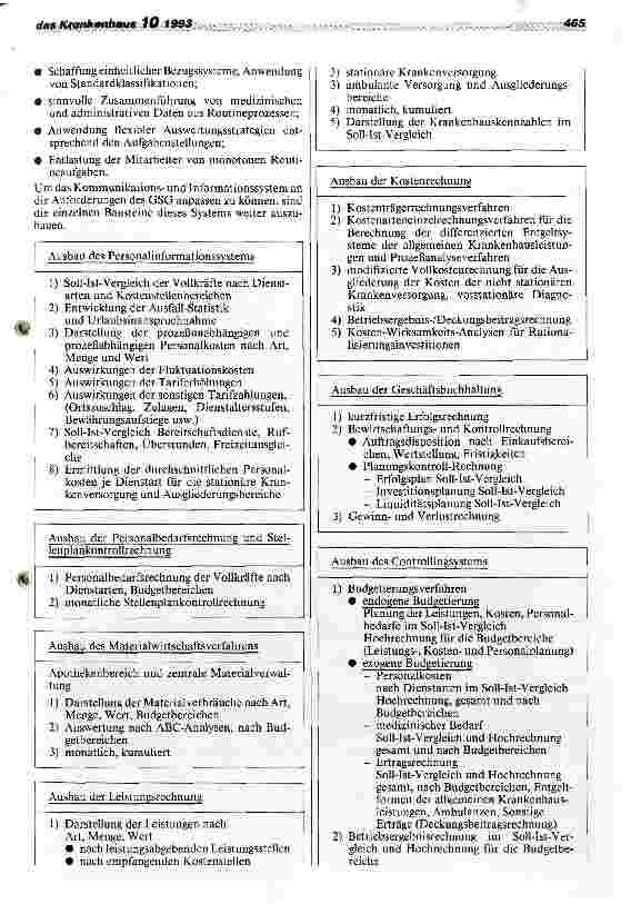 Vorschauseite 6: Auswirkungen des GesundheitsStrukturGesetzes auf das Informationsmanagement und die Krankenhausinformatik