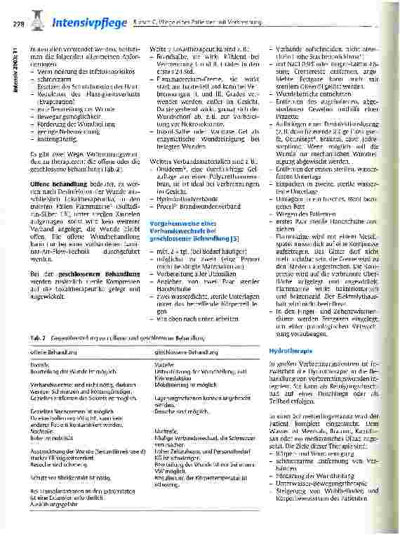 Vorschauseite 3: Pflege eines Patienten mit Verbrennung