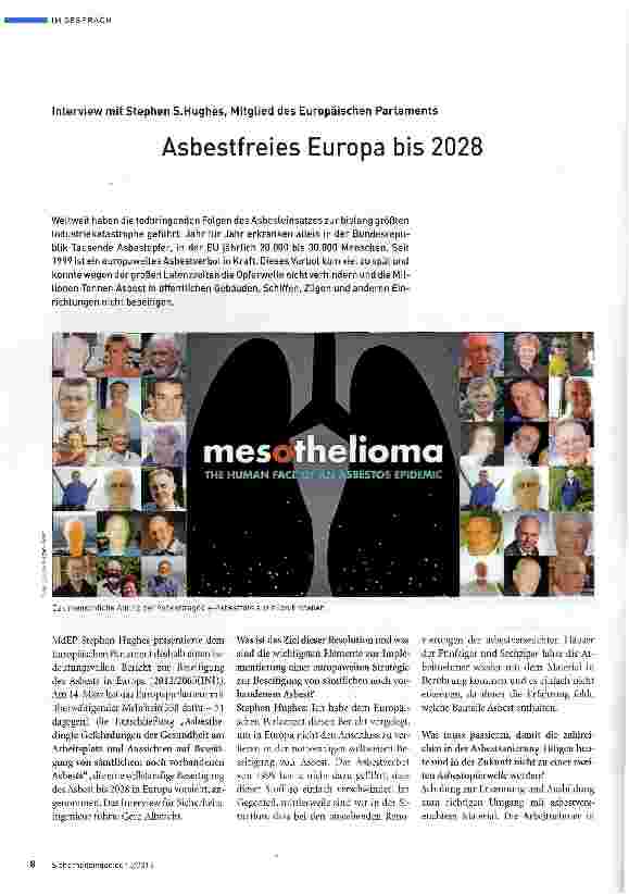 Vorschauseite 1: Asbestfreies Europa bis 2028