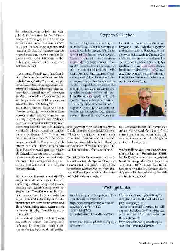 Vorschauseite 2: Asbestfreies Europa bis 2028