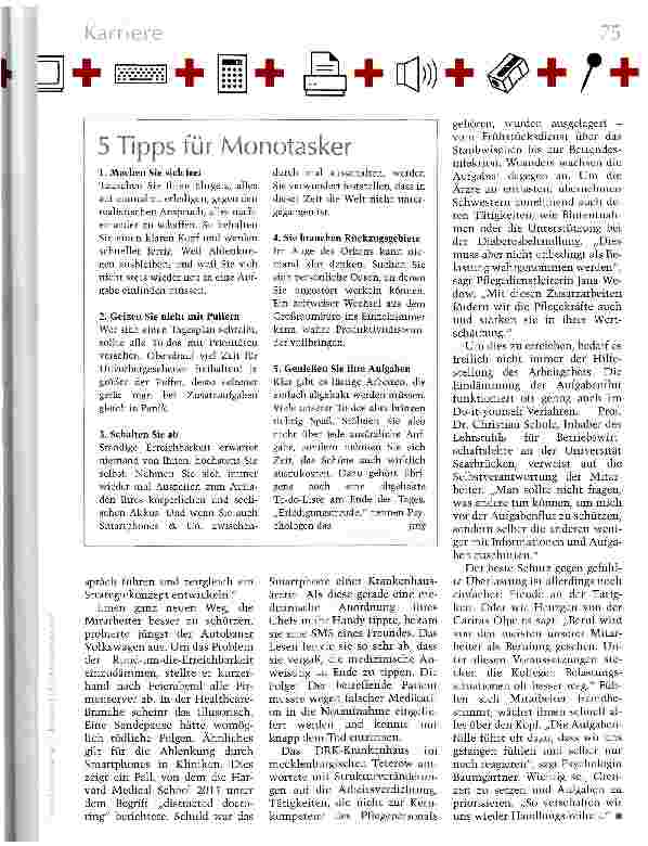 Vorschauseite 3: In der Multitasking-Falle