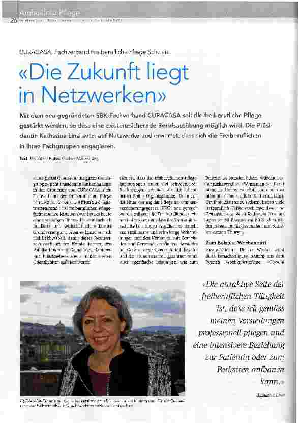 Vorschauseite 1: «Die Zukunft liegt in Netzwerken»