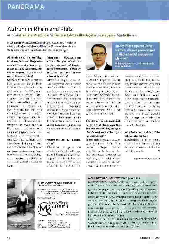 Vorschauseite 1: Aufruhr in Rheinland Pfalz