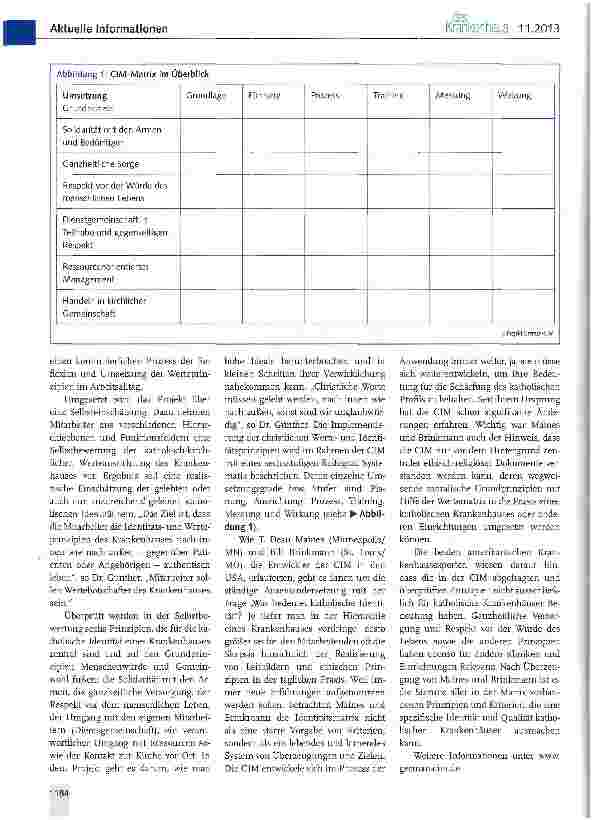 Vorschauseite 2: Das katholische Profil überprüfen und schärfen!