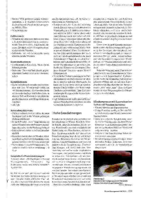 Vorschauseite 2: Versorgungsmöglichkeiten in verschiedenen Wundstadien, Teil 5